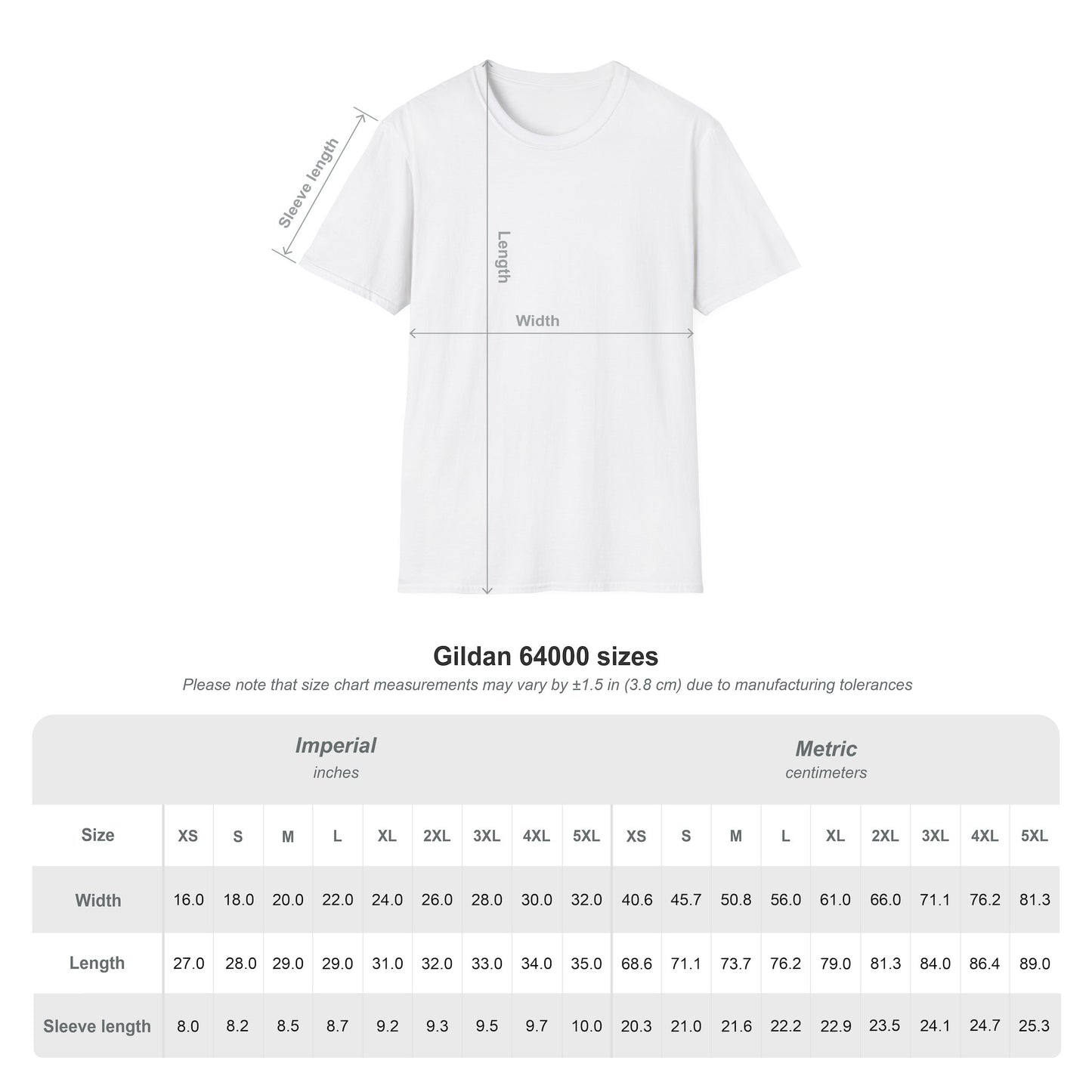 Adult Unisex Softstyle T-Shirt