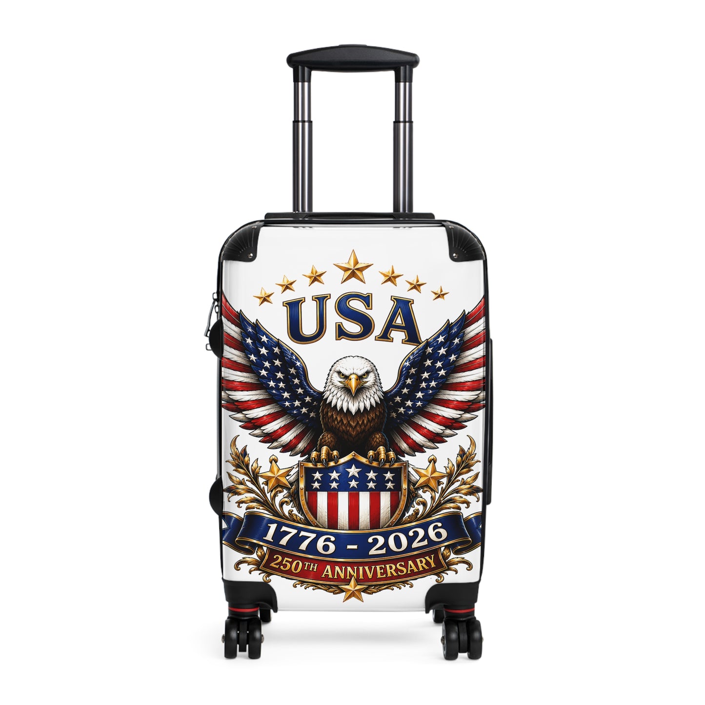 Suitcase with personalized front