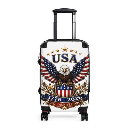 Suitcase with personalized front