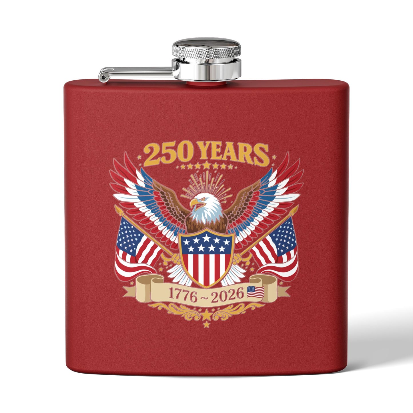 Stainless Steel Flask, 6oz