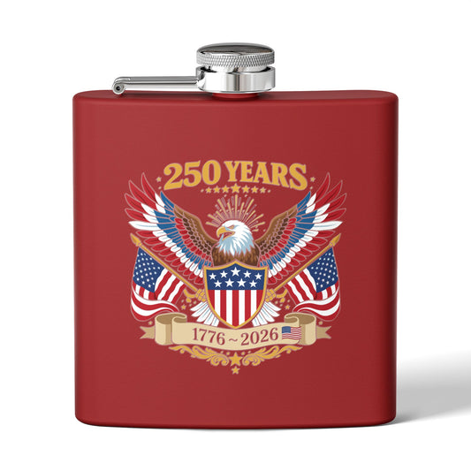 Stainless Steel Flask, 6oz