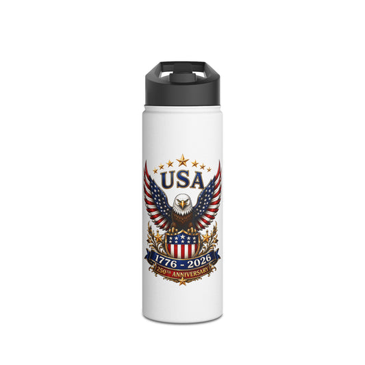 Stainless Steel Water Bottle, Standard Lid