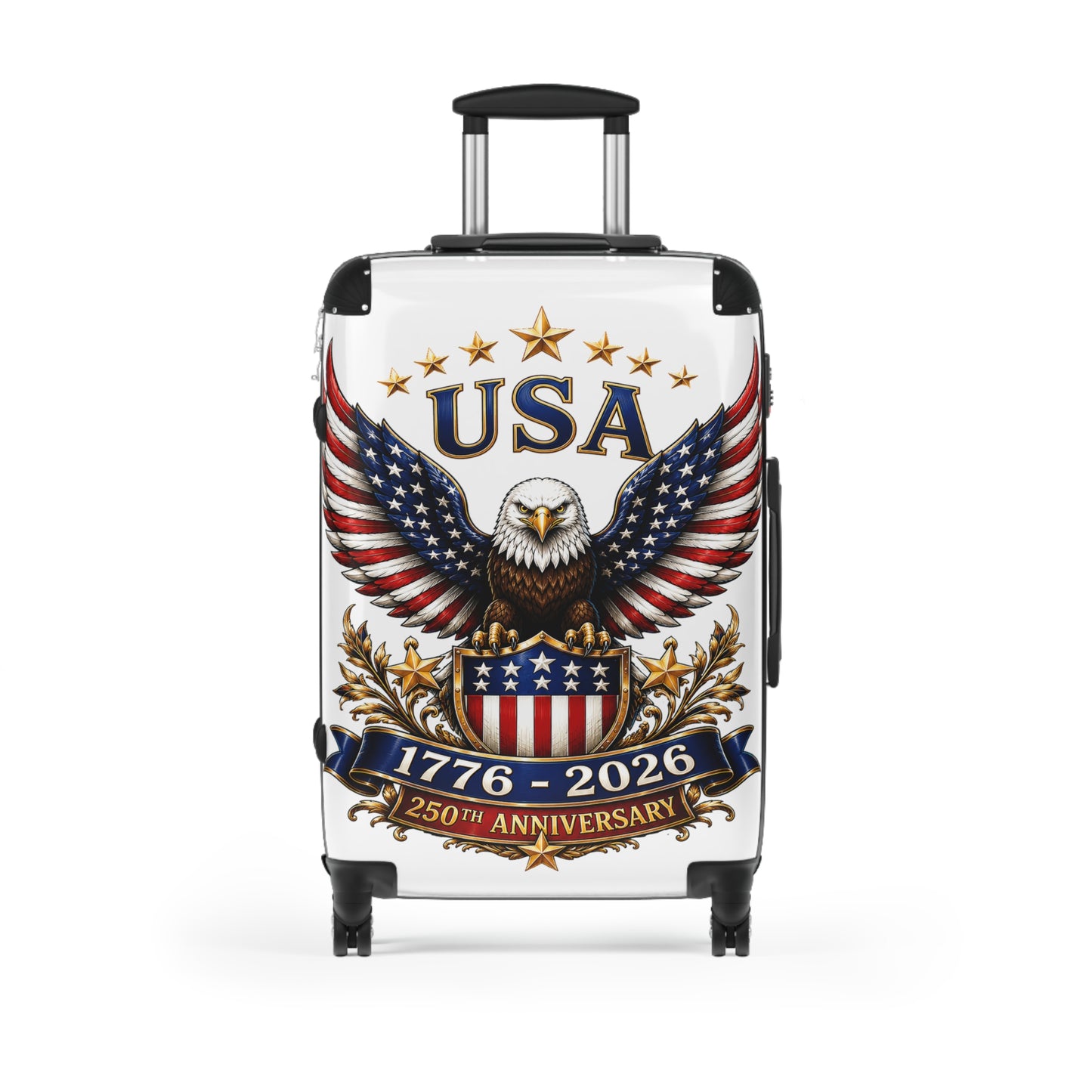 Suitcase with personalized front