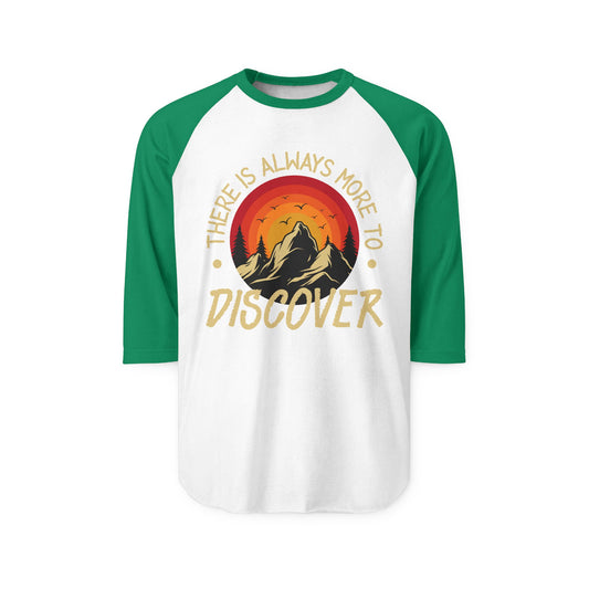 Adult Unisex Three-Quarter Sleeve Raglan Shirt