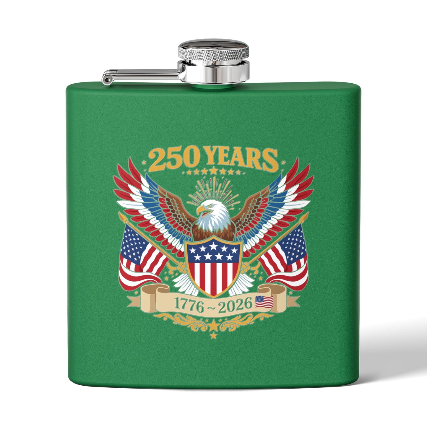 Stainless Steel Flask, 6oz