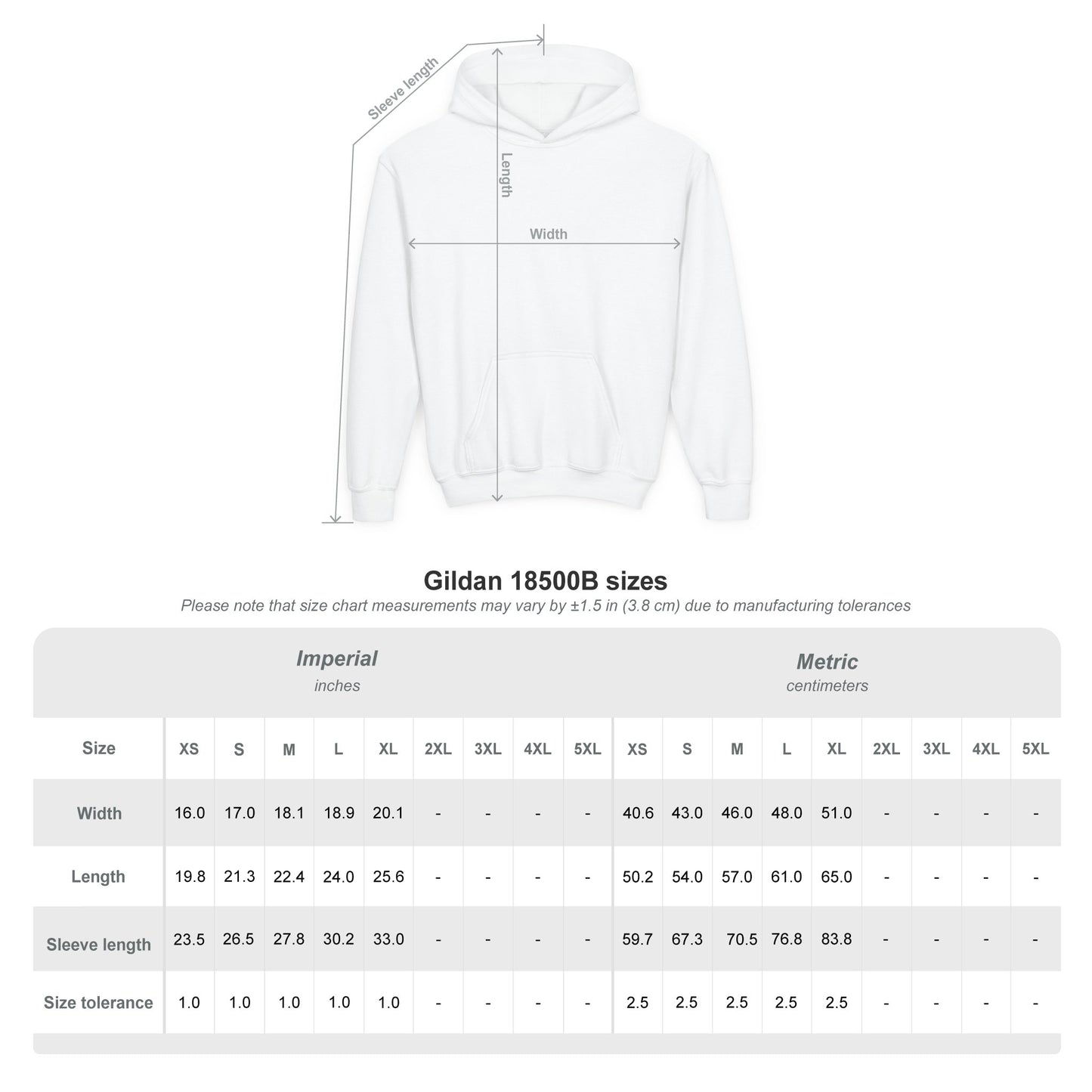 Youth Heavy Blend Hooded Sweatshirt