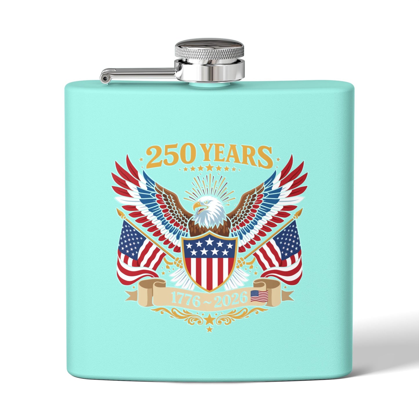 Stainless Steel Flask, 6oz