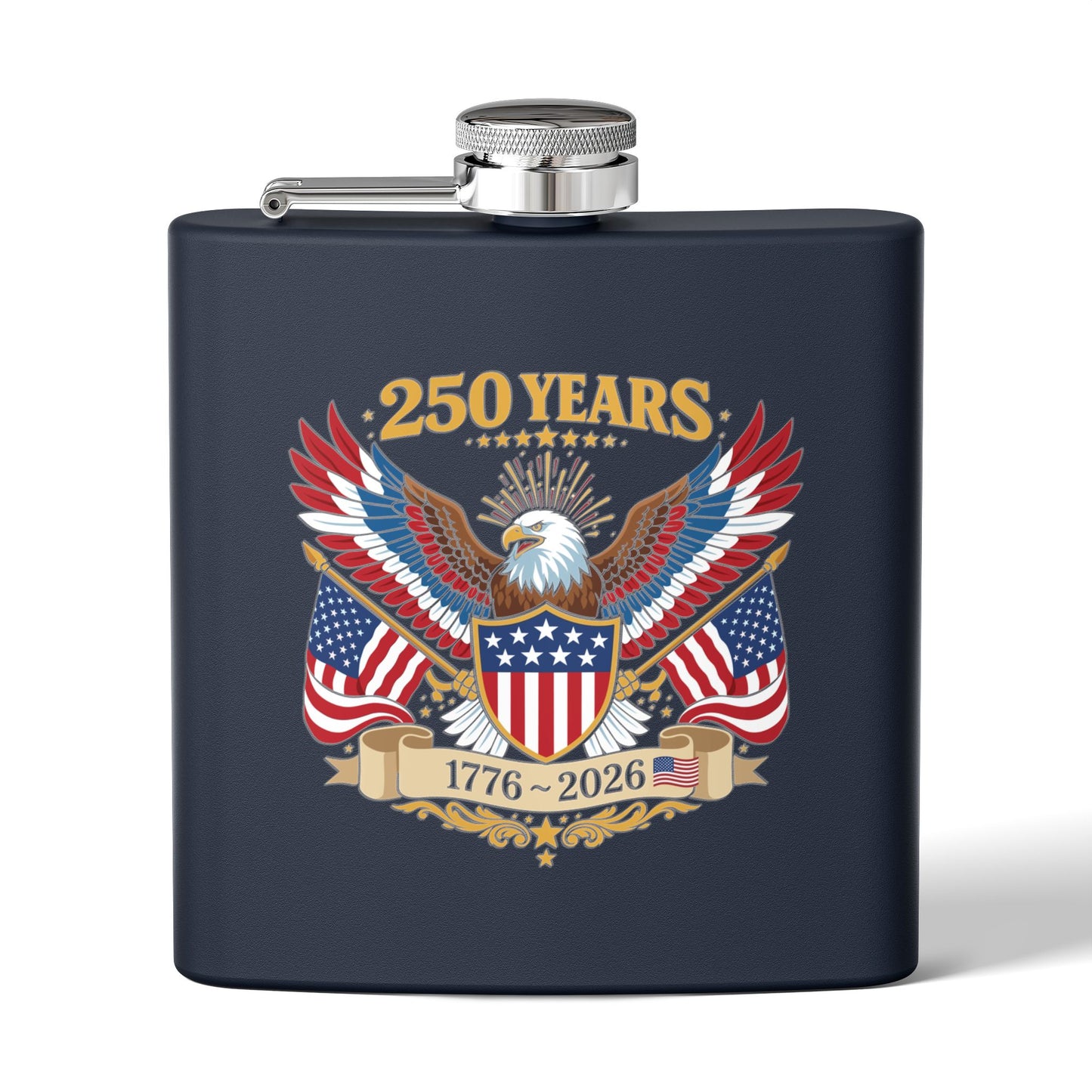 Stainless Steel Flask, 6oz