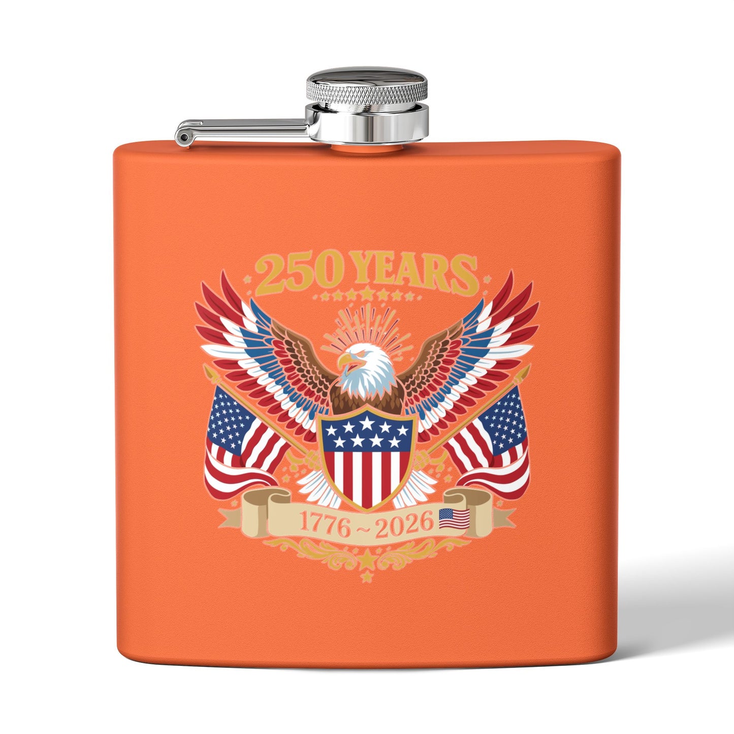 Stainless Steel Flask, 6oz