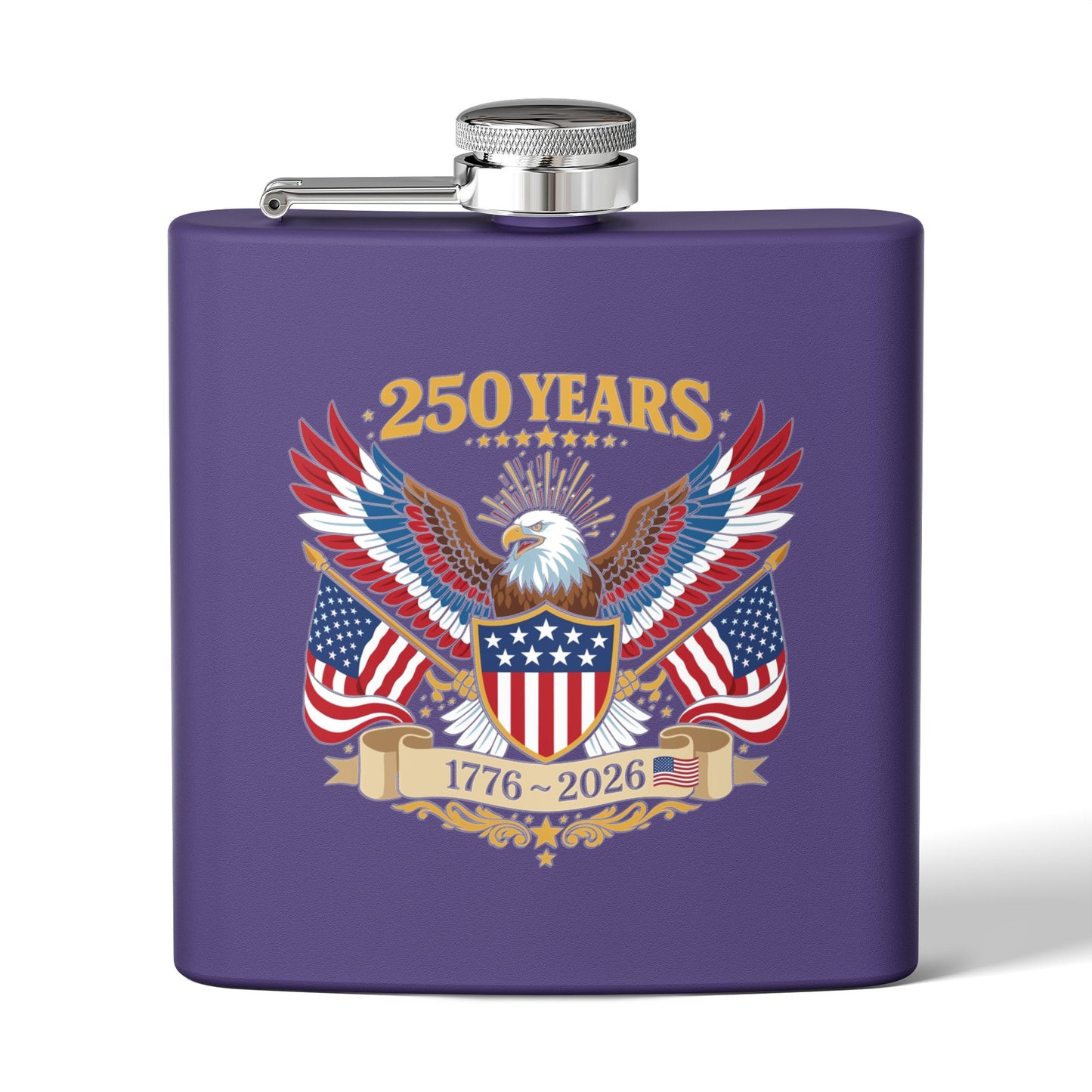 Stainless Steel Flask, 6oz