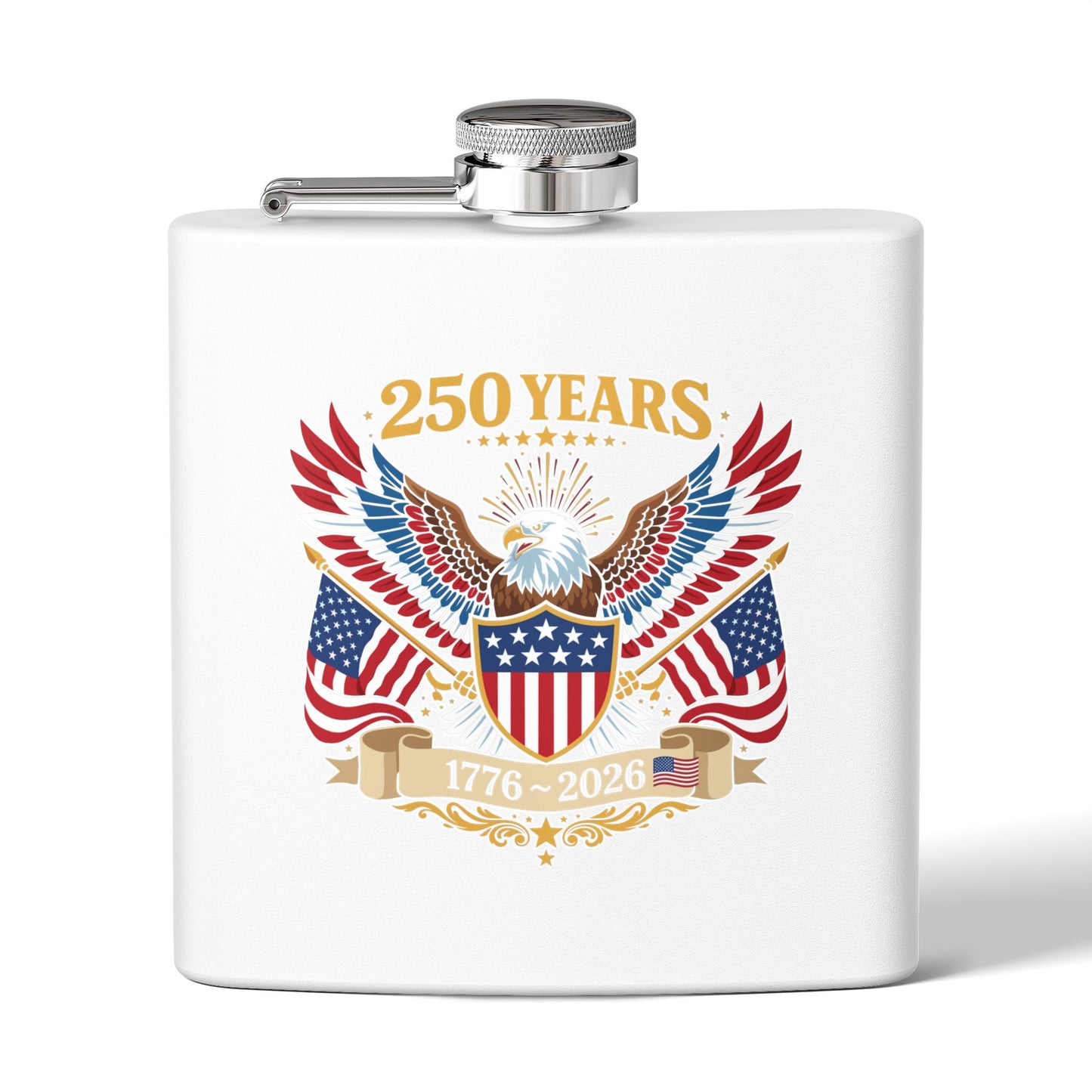 Stainless Steel Flask, 6oz