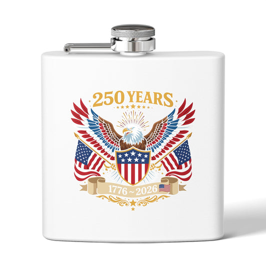 Stainless Steel Flask, 6oz
