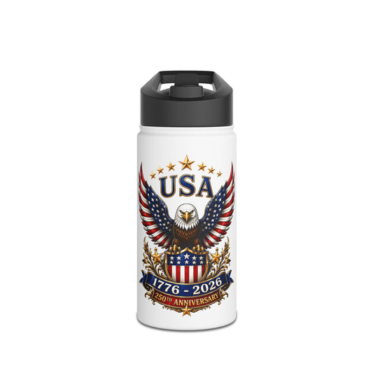 Stainless Steel Water Bottle, Standard Lid