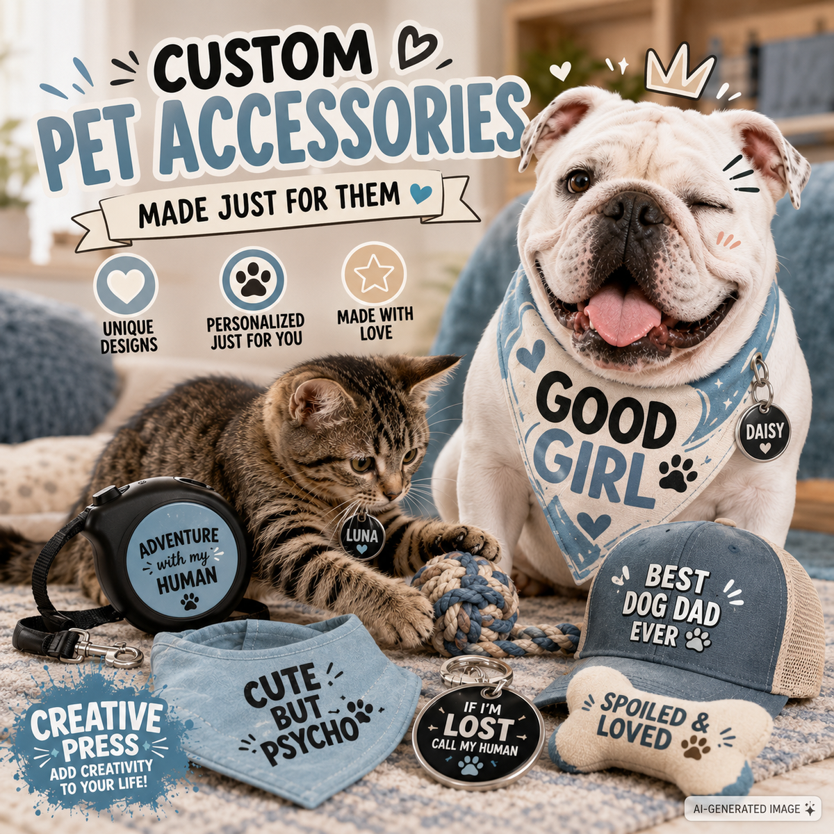 Custom Pet Accessories