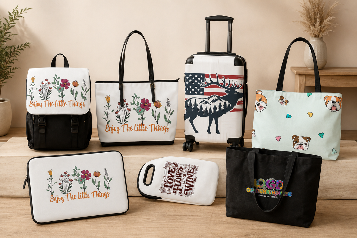 Custom Bags, Totes and Suitcases